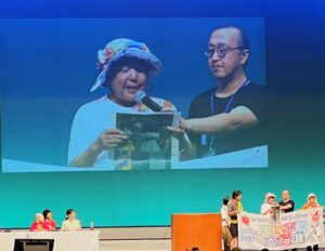 被爆者の方の発言の様子